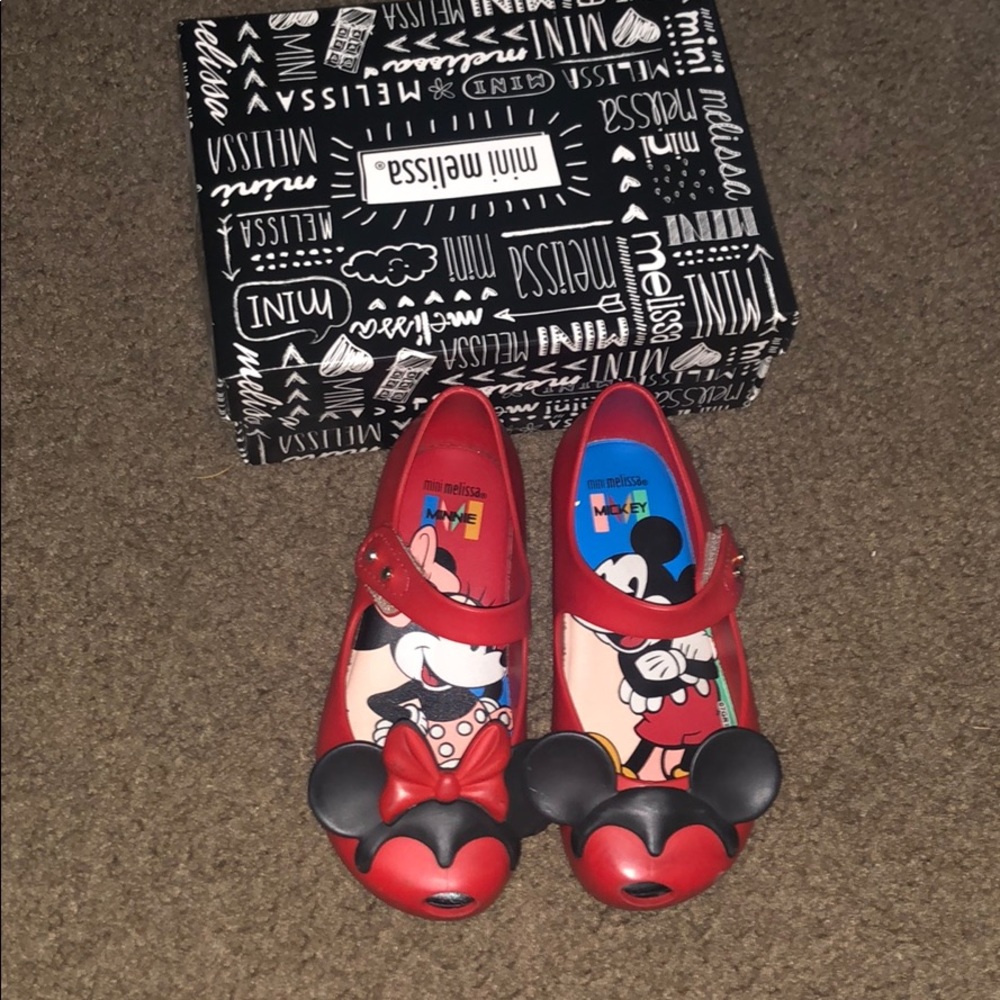 Mini Melissa Disney Toddler Girl Shoes